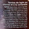 La Verrine lapin, chorizo, coriandre 200g