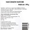 Le Saucisson sec apéro