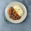 Le Bœuf bourguignon et purée de pommes de terre