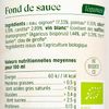 Le Fond de sauce légumes BIO