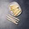 Les pointes d'asperges cuites à basse température