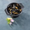 Les Moules coquillées sauce marinière