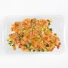 Le Tartare de  saumon avec courgettes et tomates séchées