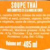 La Soupe de carottes Thaï