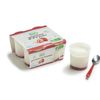 Les Yaourts BIO brassés sur lit de fraises 4x125g "Monbertille"