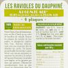 Les Ravioles fraîches du Dauphiné Label Rouge & IGP