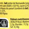 Le Yaourt brassé vanille  "La Ferme des Peupliers"