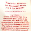 Les Ravioles à poêler tomate et fromage frais