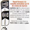 Le Yaourt à la noisette et crème de marron