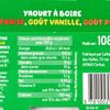 Les Yaourts à boire panachés