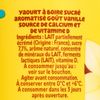 Le Yaourt à boire à la vanille
