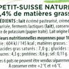 Les Petits suisses nature 10.4%