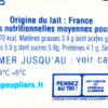 Les Yaourts nature  "La Ferme des Peupliers"