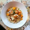 Le Risotto aux noix de Saint-Jacques et potimarron