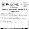 Le Magret de canard mariné à la forestière