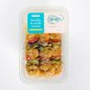 Les Brochettes de crevettes marinées