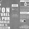 La Recharge de savon liquide de Marseille "Savon le naturel"