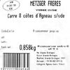 Le carré d'agneau à 8 côtes - Metzger Sélection