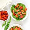 La Salade printanière fraise basilic