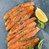 Les Emincés de saumon fumé au persil, basilic et citron 100g