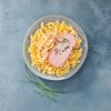 Le Kassler et spaetzles sauce carbonara