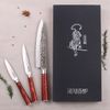 Coffret de 3 couteaux Wusaki Pakka