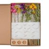 Les Fleurs séchées multicolore avec vase