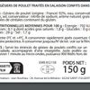 Les Emincés  de gésiers de poulet confits