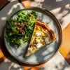 La quiche aux poireaux et comté