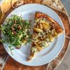 La pizza aux poires, gorgonzola et noix