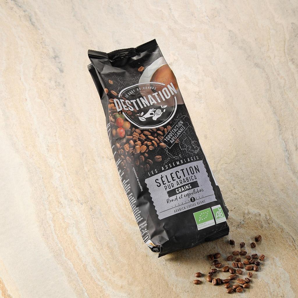 Le Café en grains sélection pur arabica XL BIO | mon-marché.fr | Produits Frais | 1 kg