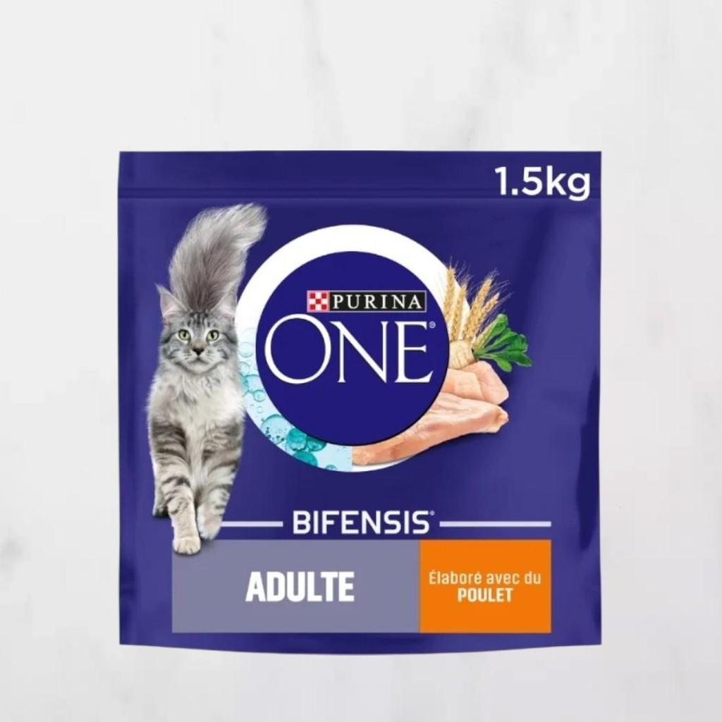 Les Croquettes pour chat adulte au poulet et aux céréales "Purina One" | mon-marché.fr | Produits Frais | 1.5 kg