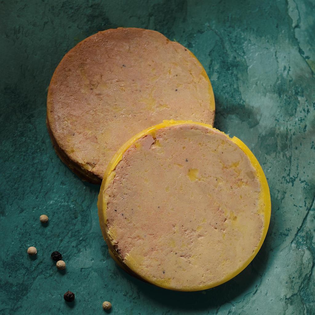 Le Duo de foie gras de canard entier mi-cuit à la fleur de sel | mon-marché.fr | Produits Frais | 80 g