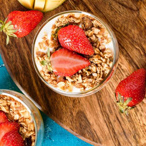 Les Verrines de fraise et mascarpone