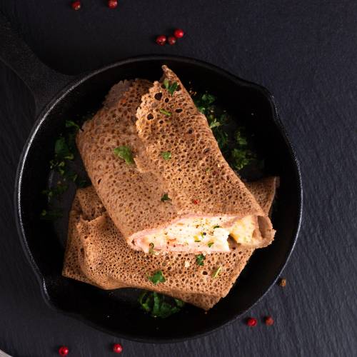 Les Crêpes jambon fromage