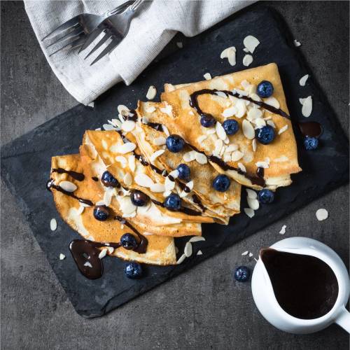 Les Crêpes bretonnes au chocolat