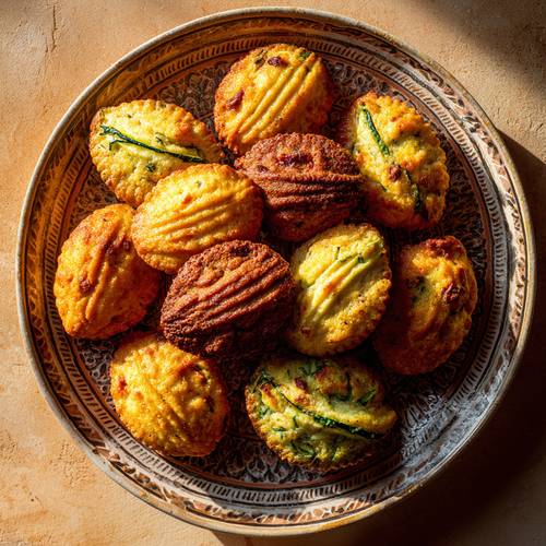 Les Madeleines courgettes chorizo