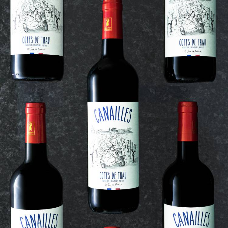 Le Vin rouge "Canailles"- IGP Côtes de Thau - Millésime 2018 - 1