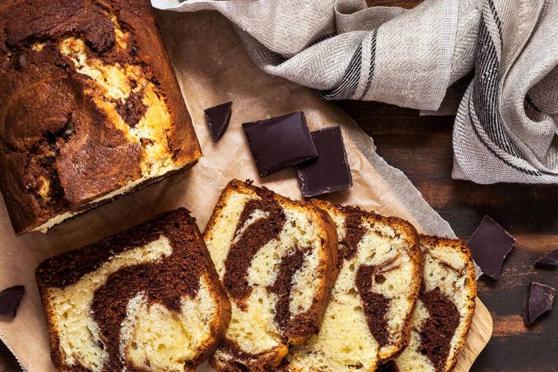 Le Gâteau marbré au chocolat