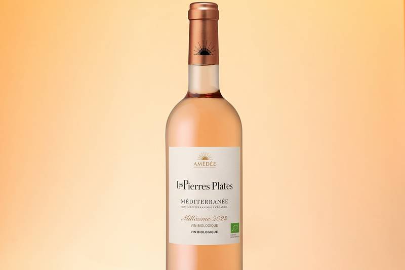 Le Vin rosé "Pierres Plates" BIO et IGP - Mon Marché