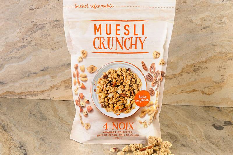 Le Muesli croustillant aux noix monmarché.fr