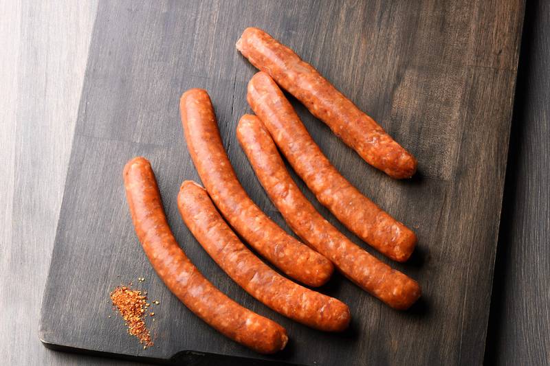 Les  Saucisses au piment d'Espelette