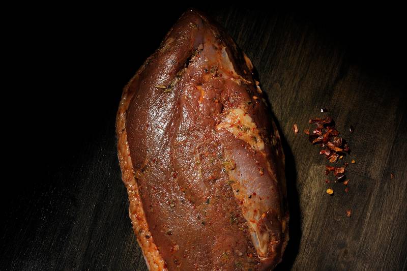 Le Magret de canard mariné au piment d'Espelette