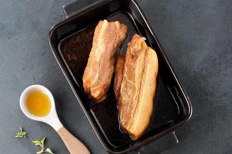 La Poitrine de porc cuite à basse température - Mon Marché
