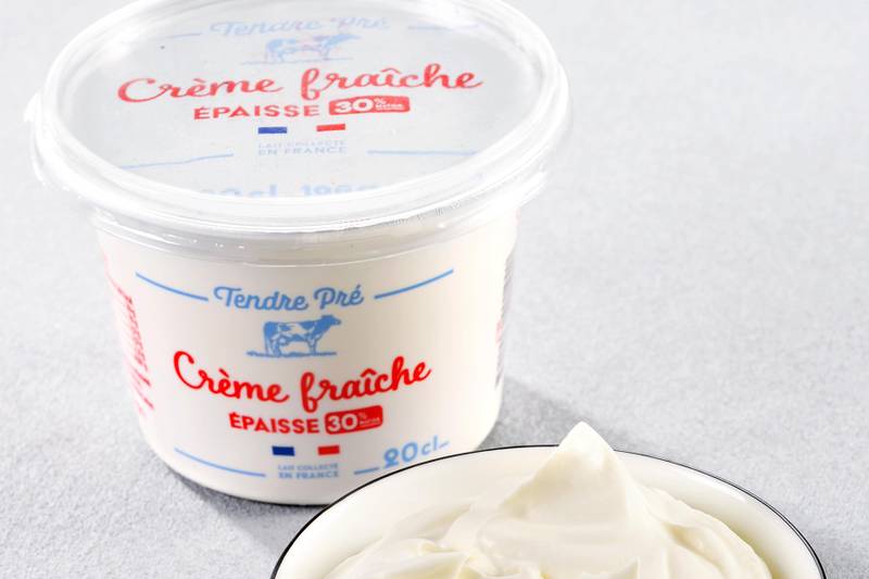 La Crème fraîche épaisse 30% "Tendre Pré" 200g - mon-marché.fr