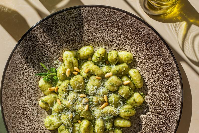 Les Gnocchis sauce basilic