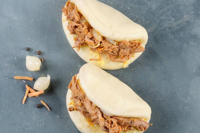 Le Baos Pulled pork Mon Marché