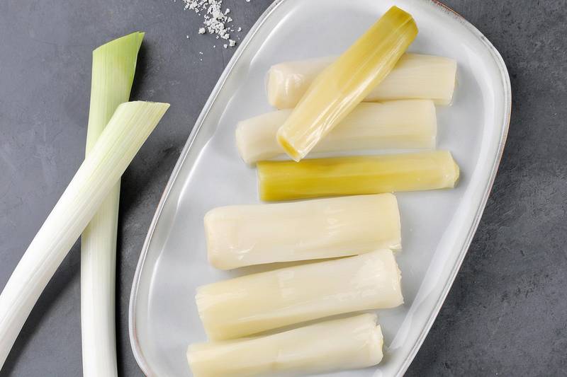 Les Blancs de poireaux cuits à basse température - Mon Marché