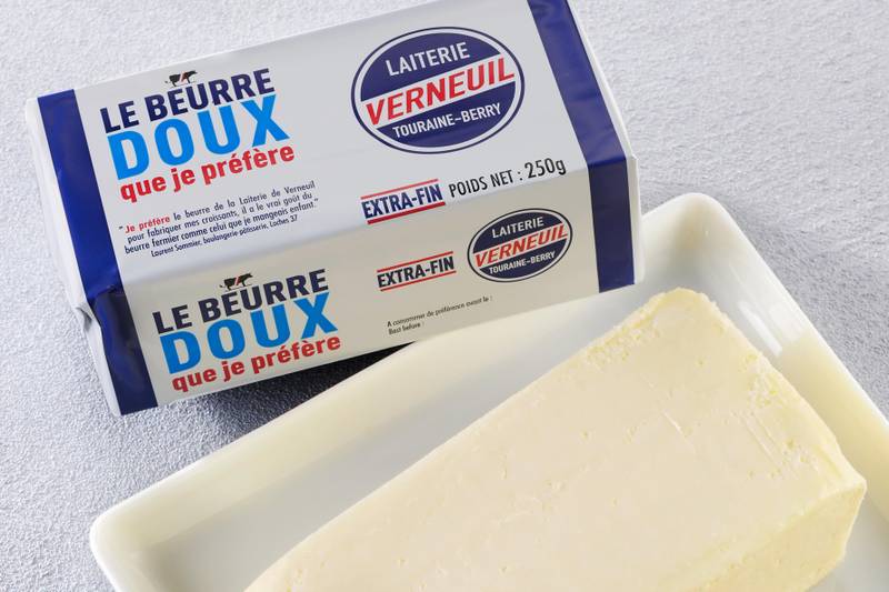 Le Beurre doux 250g "Verneuil" monmarché.fr