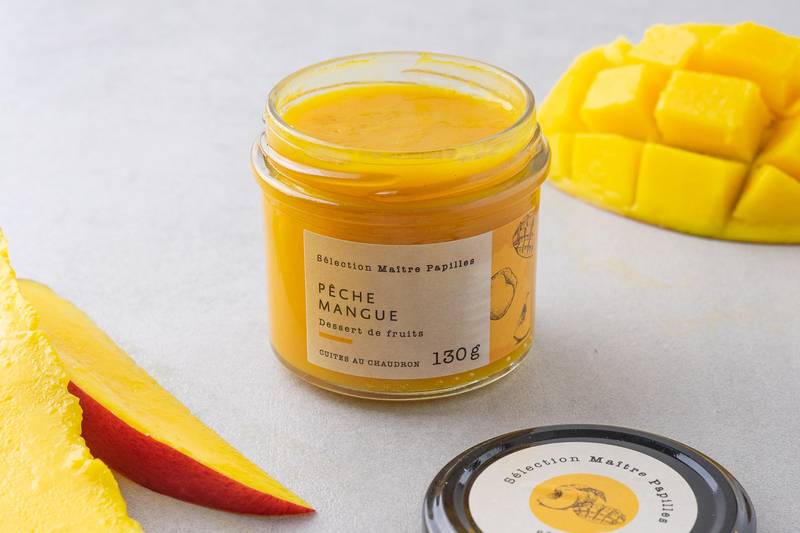 La Compote de pêche-mangue - mon-marché.fr